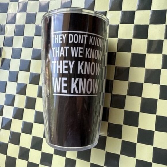 tervis Other - Tervis 16 oz Friends TV Series Tumbler – They Don’t Know That We Know — No Lid